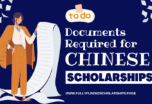 Documents Required for Chinese Government Scholarships