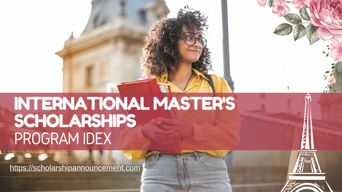 International master's scholarships program IDE