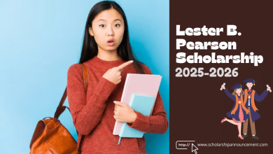 Lester B. Pearson Scholarship 2025-2026