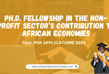 Ph.D. Fellowship In The Non-Profit Sector’s Contribution To African Economies