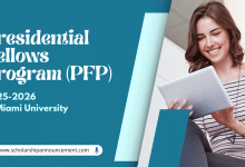 Presidential Fellows Program (PFP) 2025-2026 at Miami University