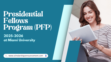 Presidential Fellows Program (PFP) 2025-2026 at Miami University