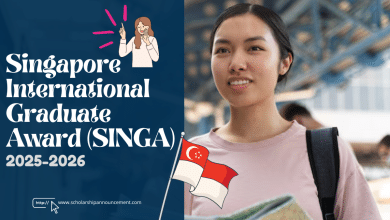 Singapore International Graduate Award (SINGA) 2025-2026