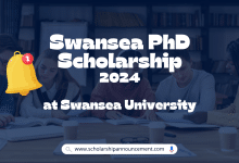 Swansea PhD Scholarship 2024 at Swansea University