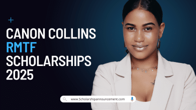 Canon Collins RMTF Scholarships 2025 for Postgraduate Study
