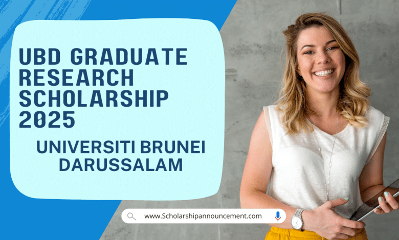 UBD Graduate Research Scholarship 2025