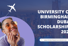 University of Birmingham Dubai scholarships 2024